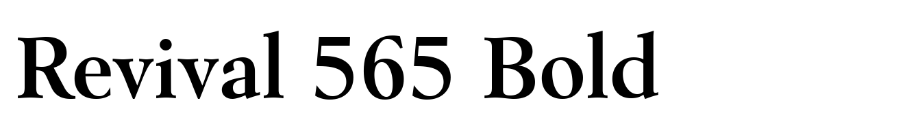 Revival 565 Bold